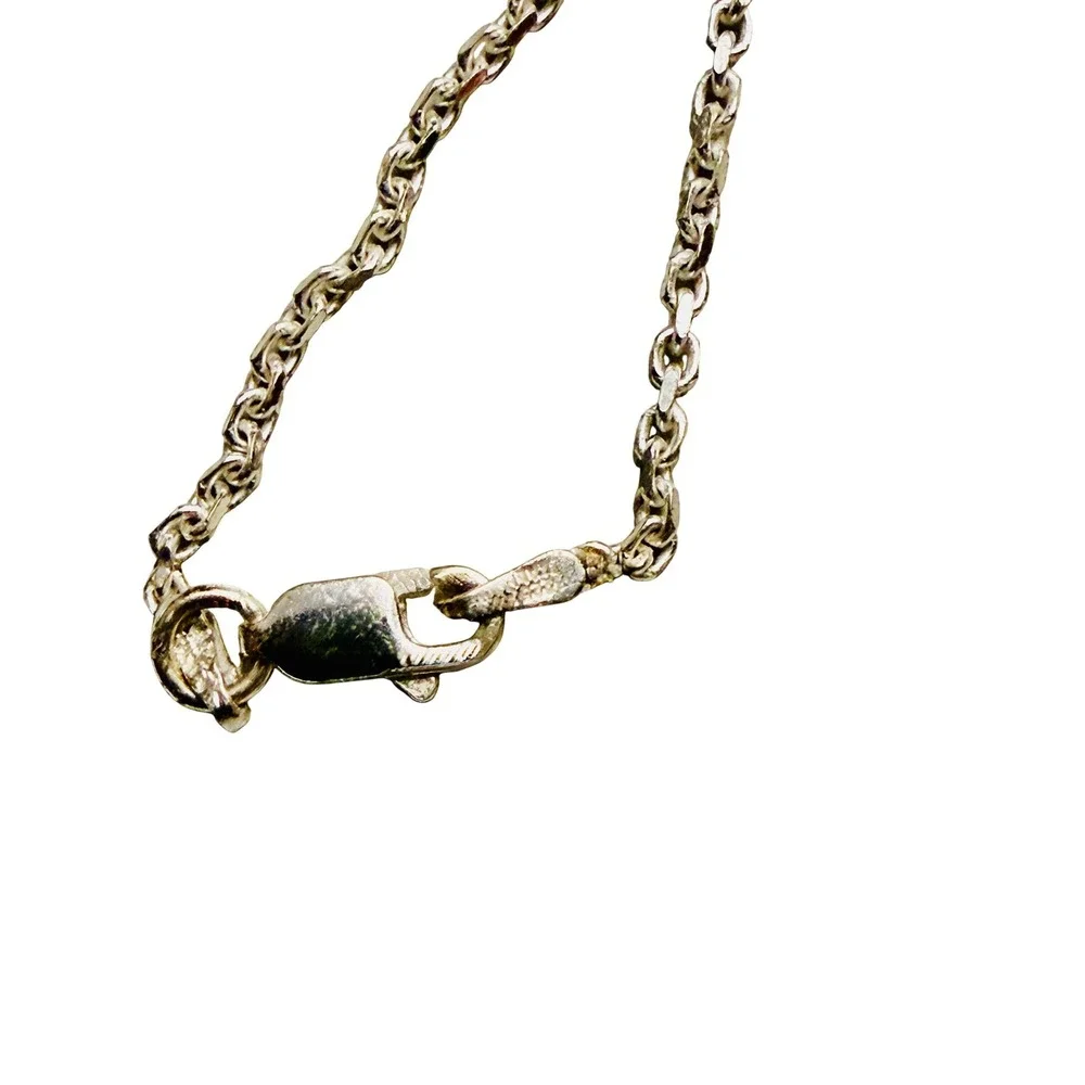 Sterling Silver Cross Pendant Necklace 925 Cable Chain Religious Jewelry